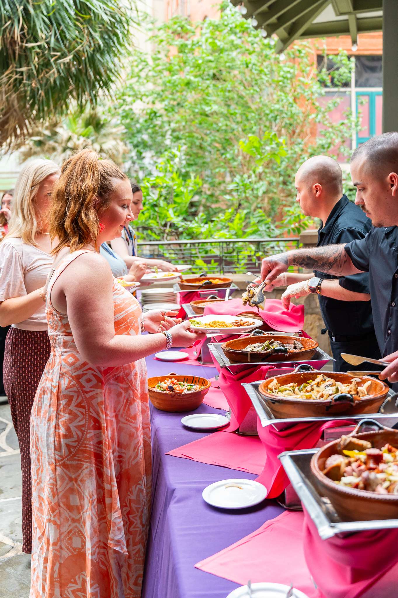 Buffet Service at Acenar
